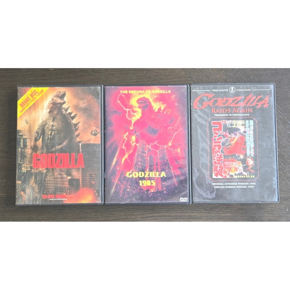 Godzilla DVD Bundle: Raids Again, 1985 Return, and 2014 Special Edition Sets